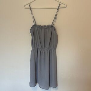 Baby blue Spaghetti Strap Dress